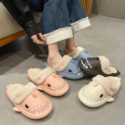 Comfy Shark Foot Slippers for Men and Women
