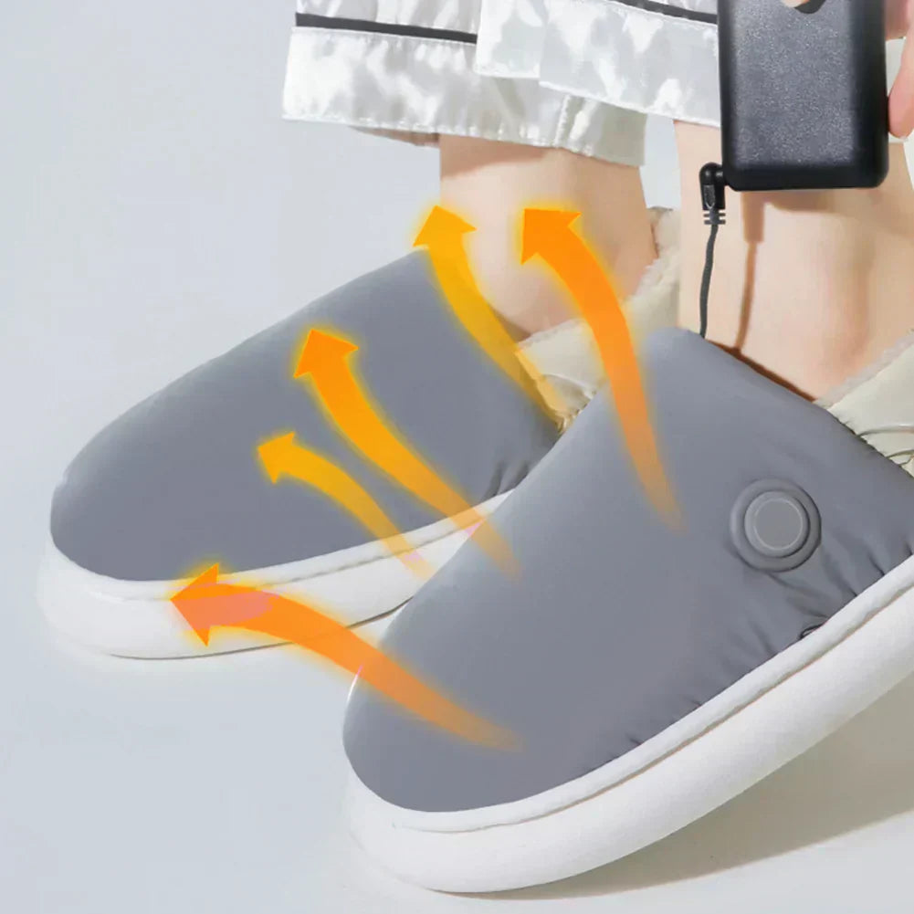 Cozy Electric Heated Slippers for Women and Men