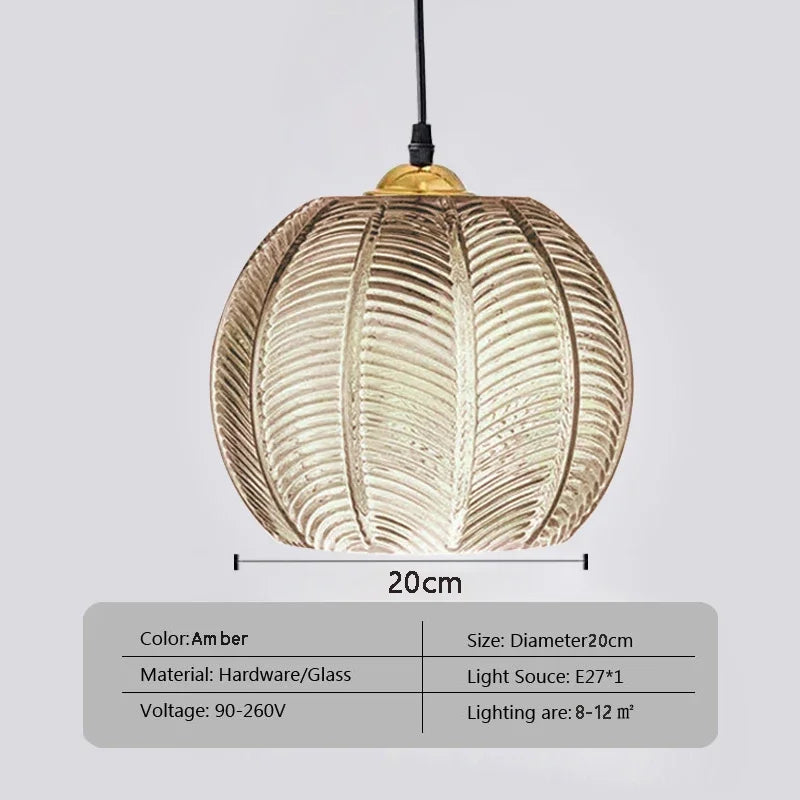 Modern Green Glass Pendant Lighting Fixture