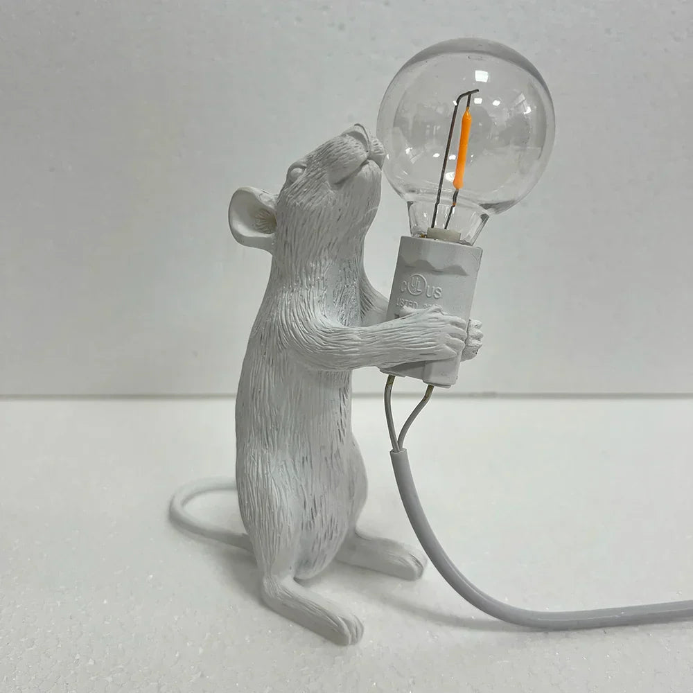 Compact Dark Office Table Lamp