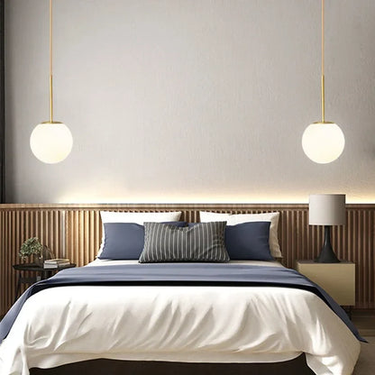 Sleek Glass Globe Pendant Lighting Fixture
