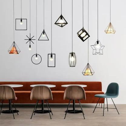 Rustic Metal Pendant Lighting - Classic Hanging Lamp
