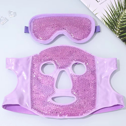 Thermal Full Face Gel Mask with Eye Mask