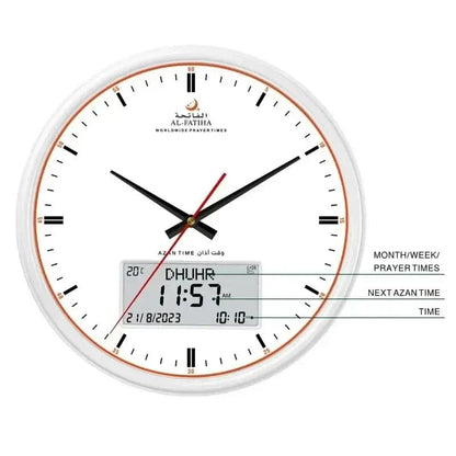 Islamic Digital Prayer Clock with Auto Azan Adjustment