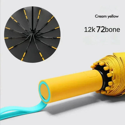 Compact Rainproof Folding Umbrella
