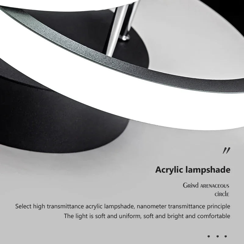 Bright LED Ceiling Lamp - Adjustable Indoor Light Fixtures