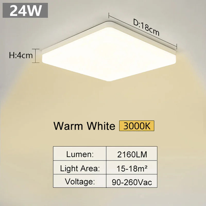 Stylish Square LED Ceiling Light