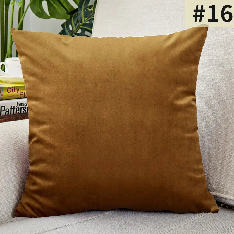 Soft Plush Pillow Cover for Home Decor