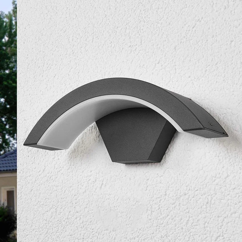 Bright Outdoor Security Wall Lamp with Motion Detector