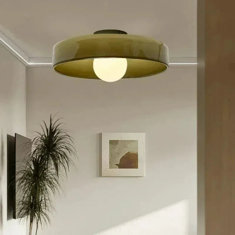 Bright LED Glass Ceiling Light Fixture 12 Inch - Cofik