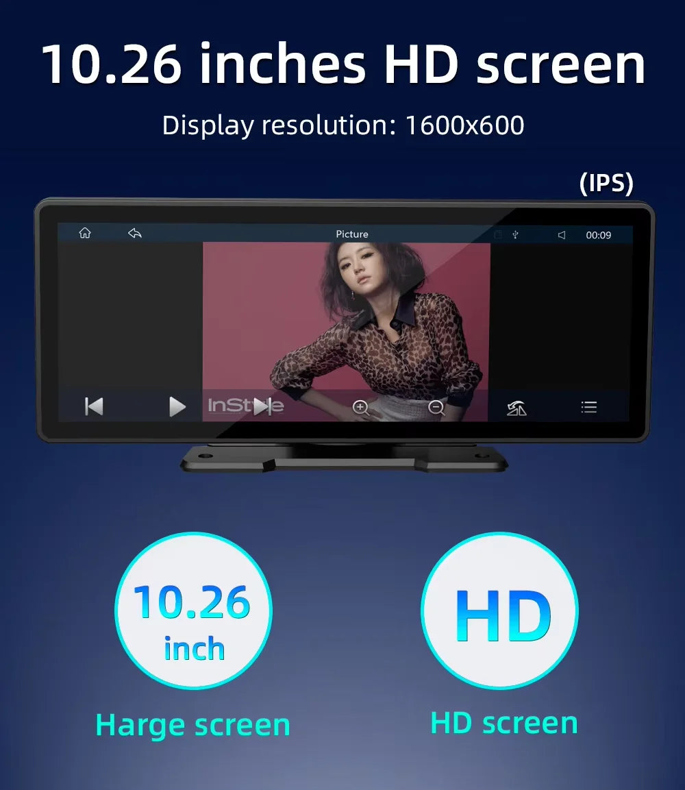 Premium 10.2 Inch Car Entertainment System with Wireless Connectivity