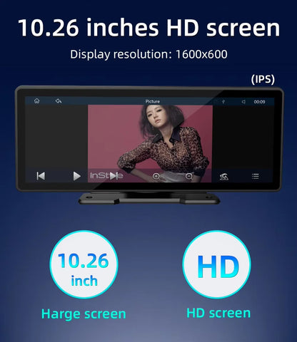 Premium 10.2 Inch Car Entertainment System with Wireless Connectivity