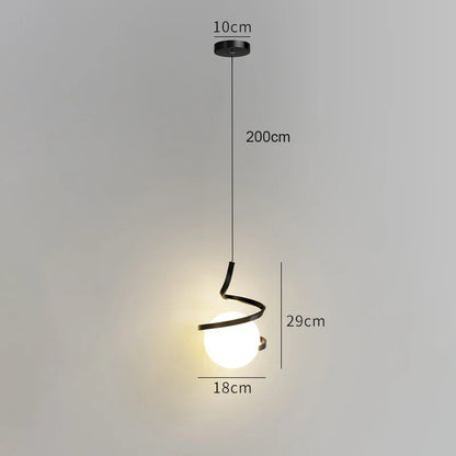 Modern Glass Pendant Light
