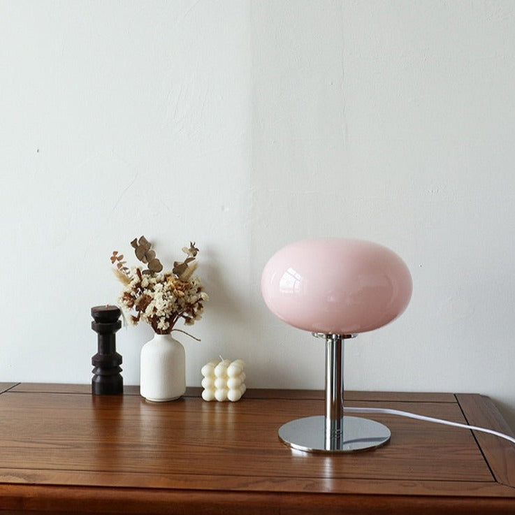 Vintage Glass Table Dimmable Lamp