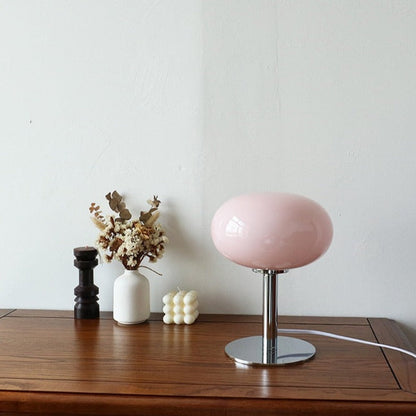 Vintage Glass Table Dimmable Lamp