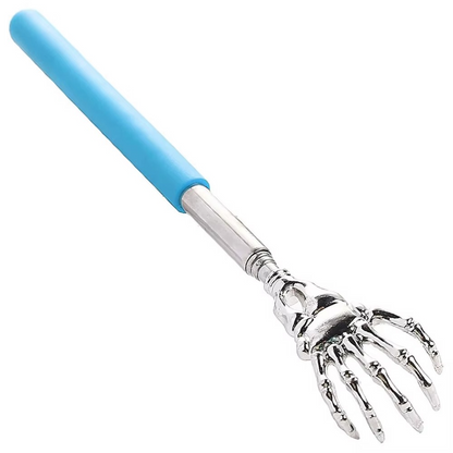 Metal Extendable Back Scratcher and Pet Massager Tool