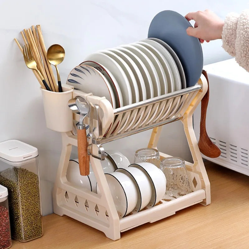 Compact Dish Rack Tray