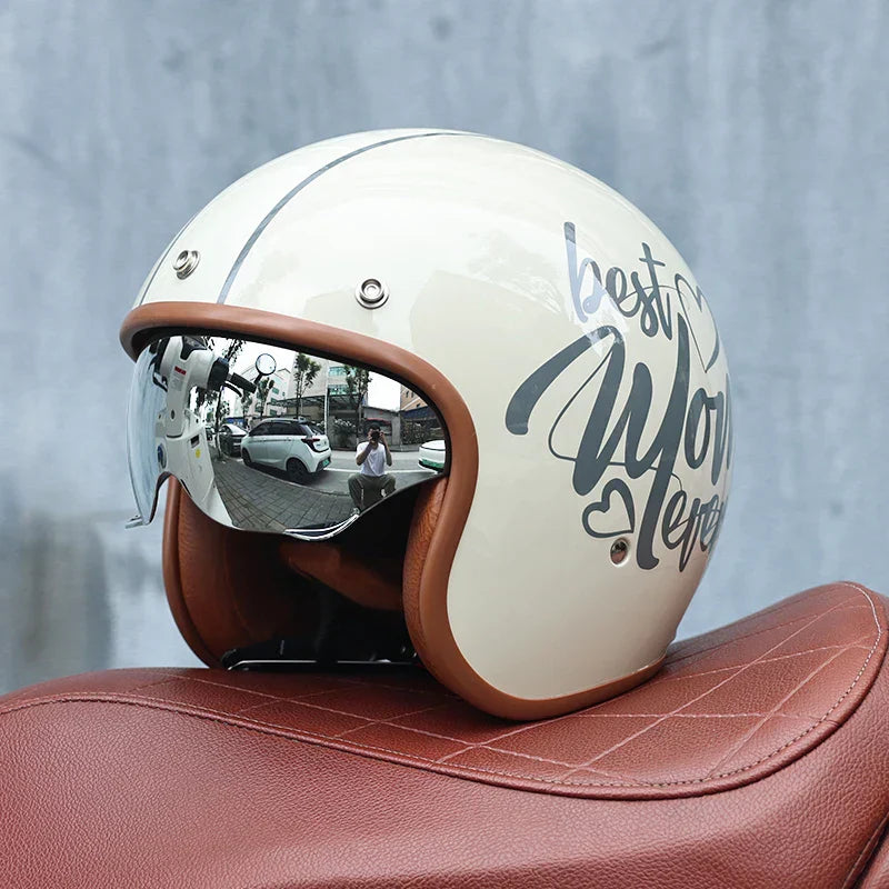Classic Open Face Motorcycle Helmet - Valor