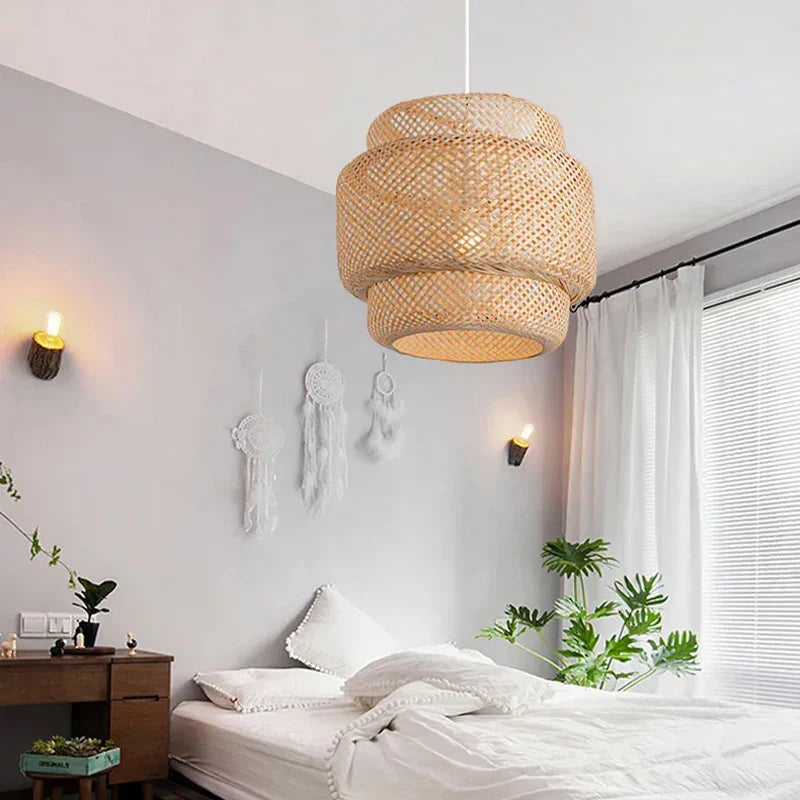 Natural Bamboo Hanging Lamp