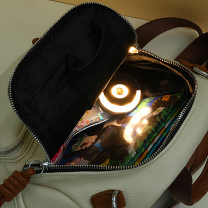 Small Round Rechargeable Portable Night Light