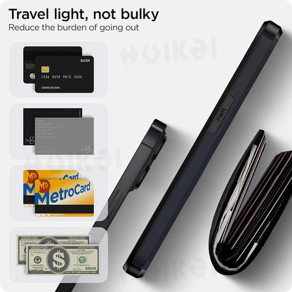 Thin iPhone Case with Card Slot and Full Protection