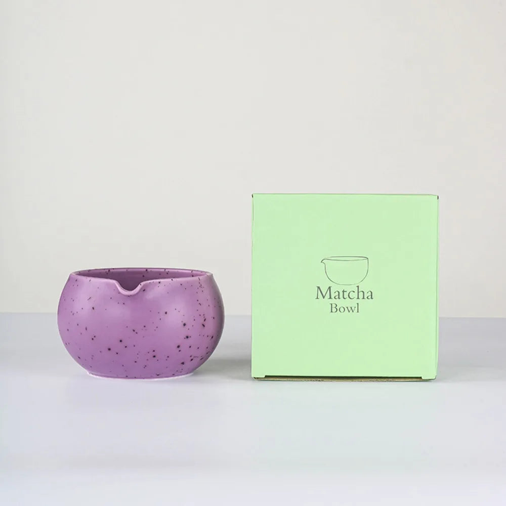 Traditional Japanese Green Tea Ceramic Bowl