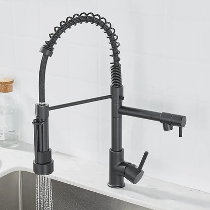 Premium Double Handle Kitchen Faucet