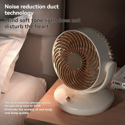 Portable USB Table Fan with 3 Speed Settings