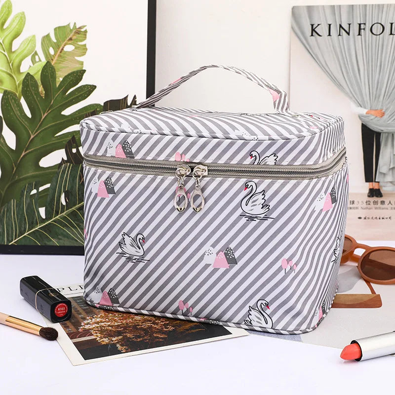 Stylish Animal Print Travel Makeup Bag