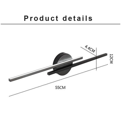 Contemporary 2-Sided LED Wall Light - Adjustable