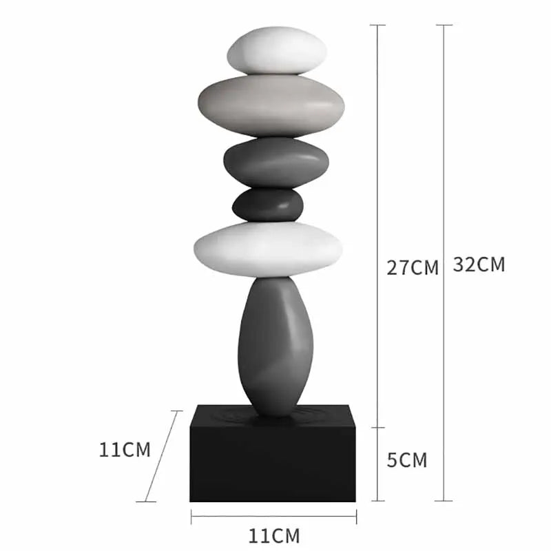 Serenene | Natural Rock Balance Table Decoration