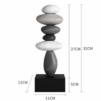 Serenene | Natural Rock Balance Table Decoration