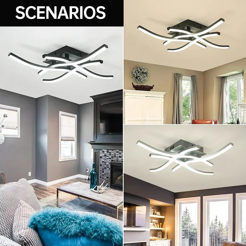 Stylish LED Light Fixture for Home Ceiling