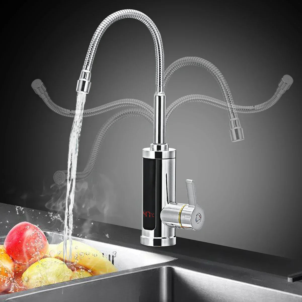 Instant Hot Water Kitchen Faucet 3000W Electric Heater