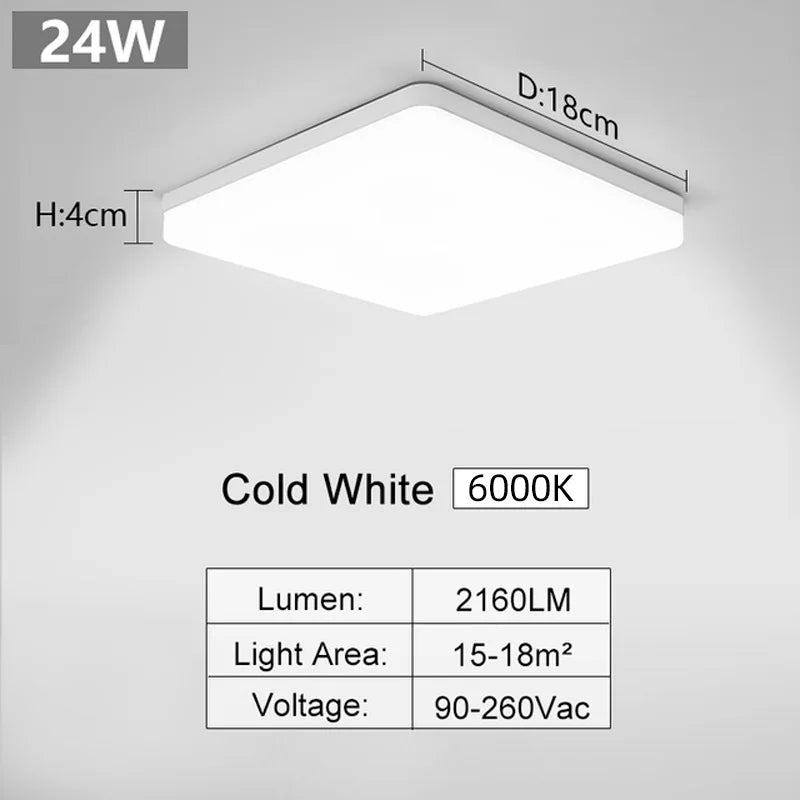 Stylish Square LED Ceiling Light - Cofik
