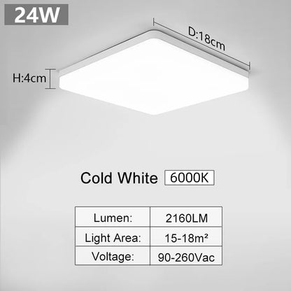 Stylish Square LED Ceiling Light - Cofik