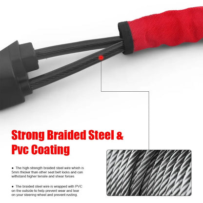 Anti Theft Car Steering Wheel Lock with Buckle