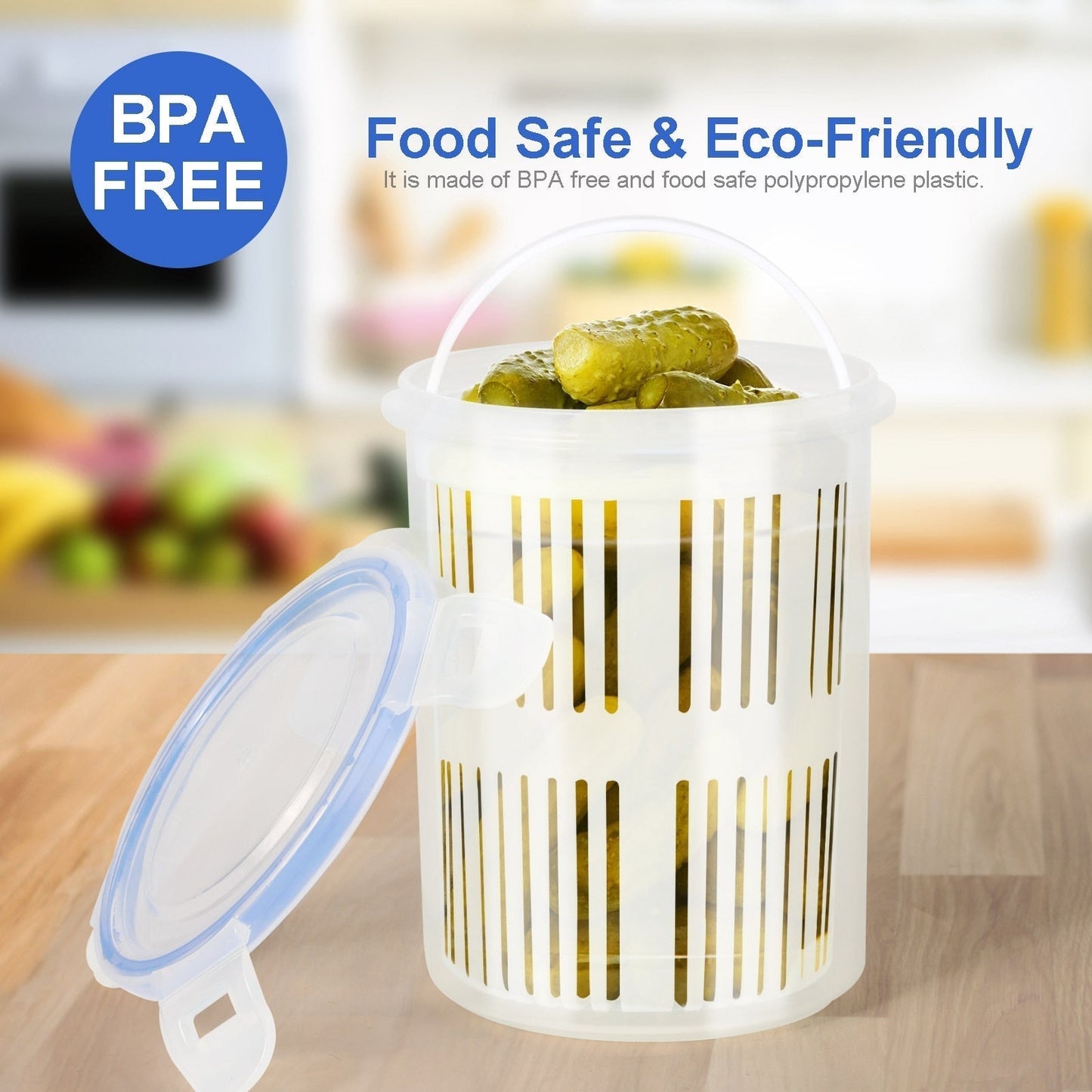 Green Pickle Keeper Jar