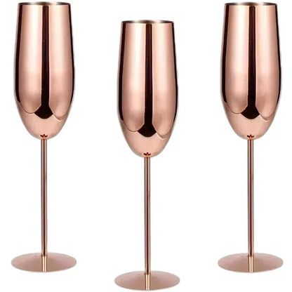 Durable Steel Drinking Glasses (6 Pack)