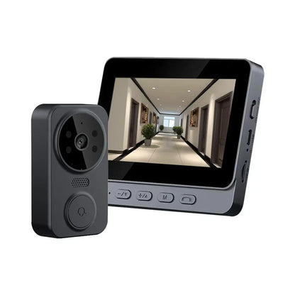 Wireless Smart Doorbell with 4.3 Display and Night View - Cofik