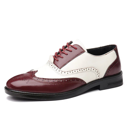 Classic Brown Leather Lace Shoe