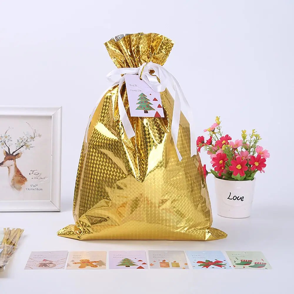 Reusable Cloth Gift Bags 5 Pack