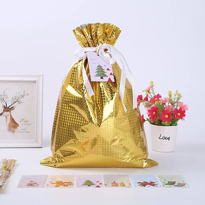 Reusable Cloth Gift Bags 5 Pack