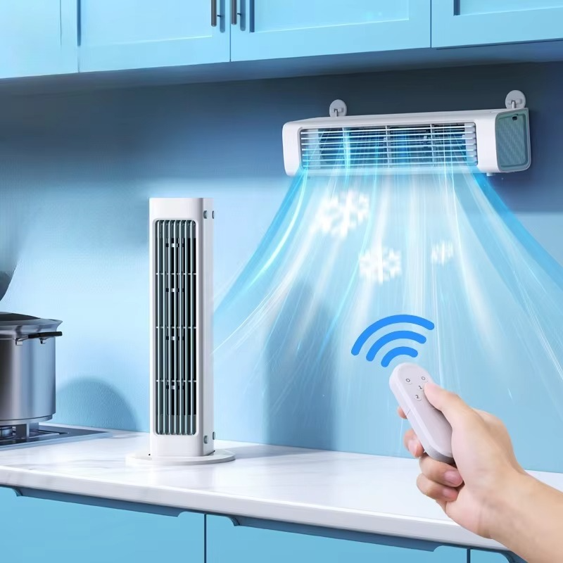 Silent Wall Mount Fan - Compact Powerful Air Circulator - Cofik