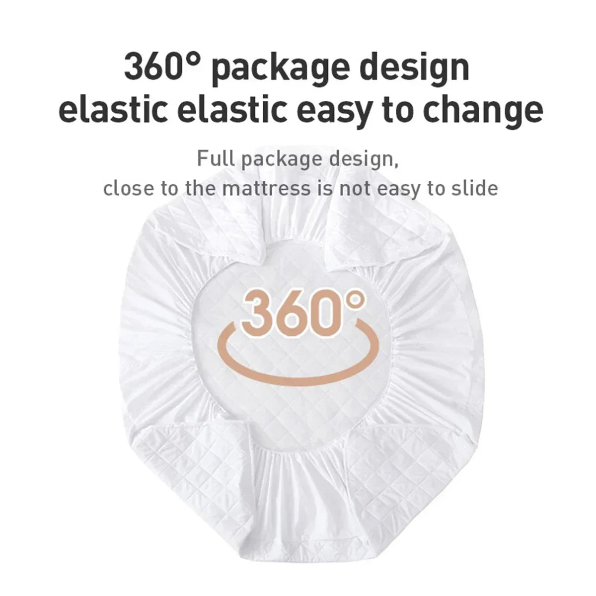 Breathable Bed Mattress Cover Fitted Sheet