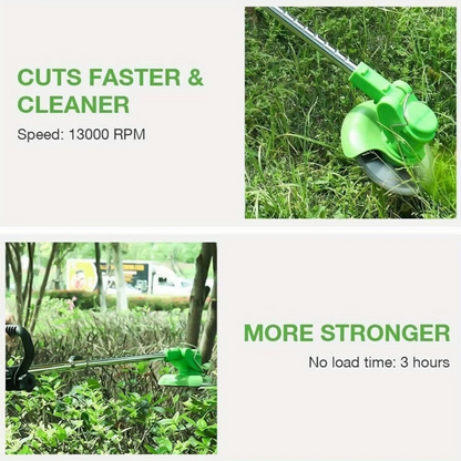 Powerful Cordless String Trimmer 600W with 8 Blades