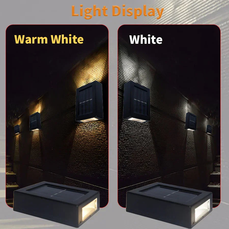 Outdoor Solar Powered Wall Lamp