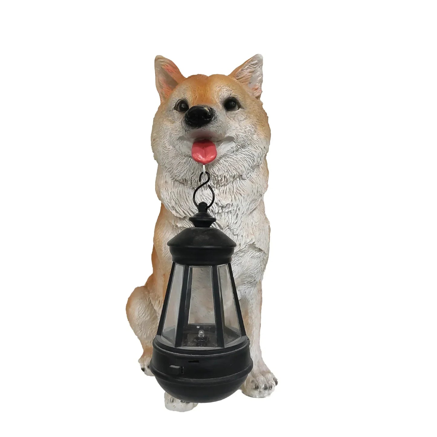 Outdoor Garden Solar Dog Figure Lamp