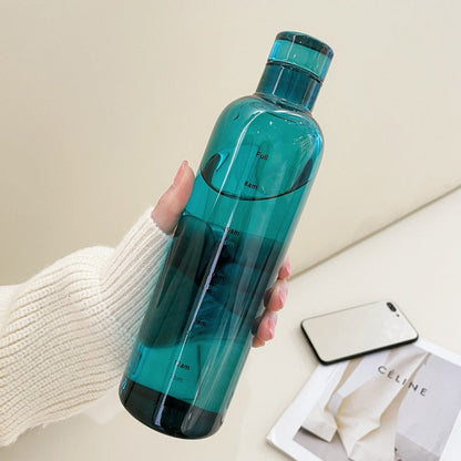 Durable Glass Water Bottle – Classic Timer Design
