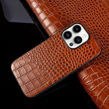 Premium Real Leather iPhone Cover